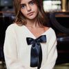 Addison Bow Cardigan - Gold Rush NYC