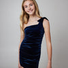 Julia Dress- Midnight Velvet - Gold Rush NYC