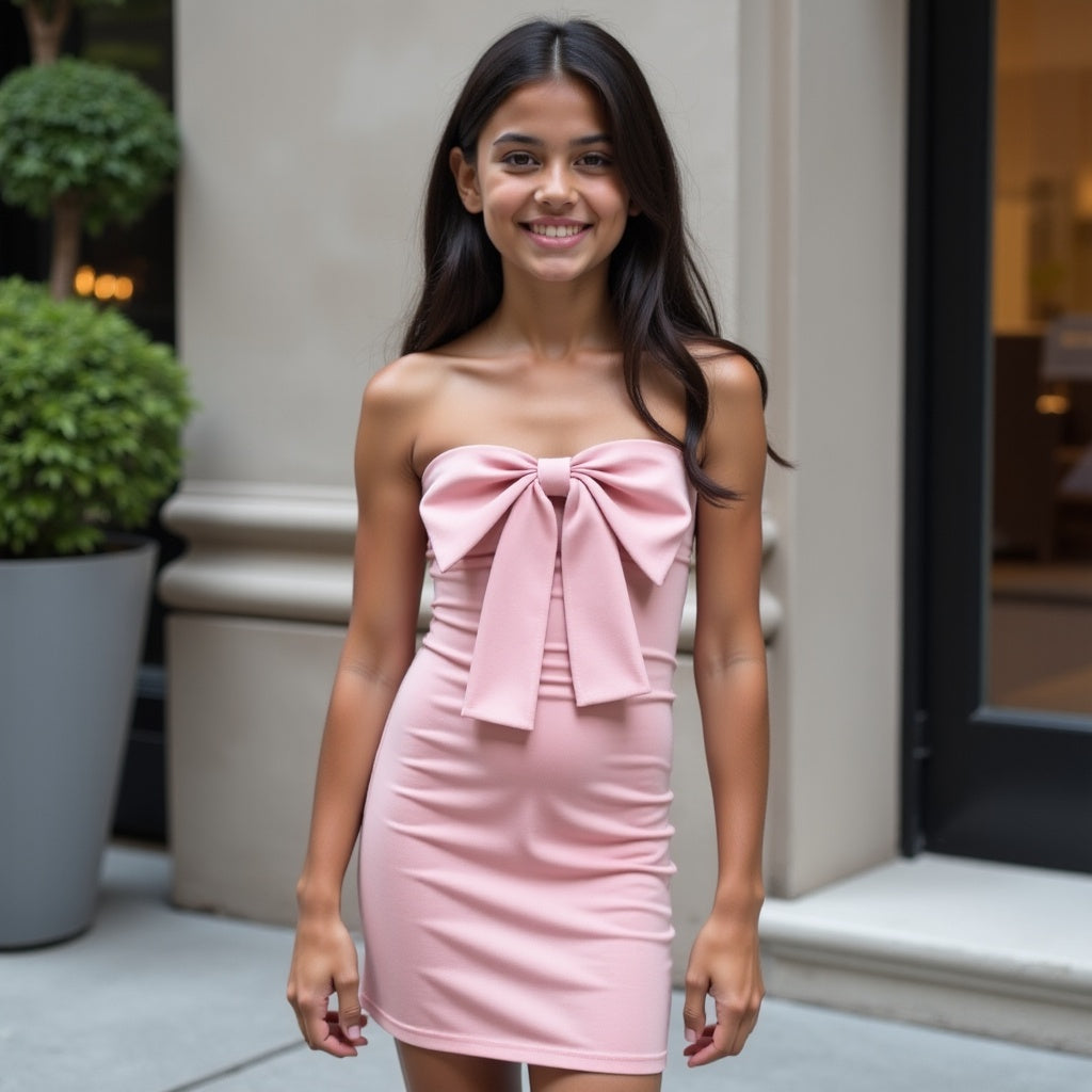 Pink Teddie Dress
