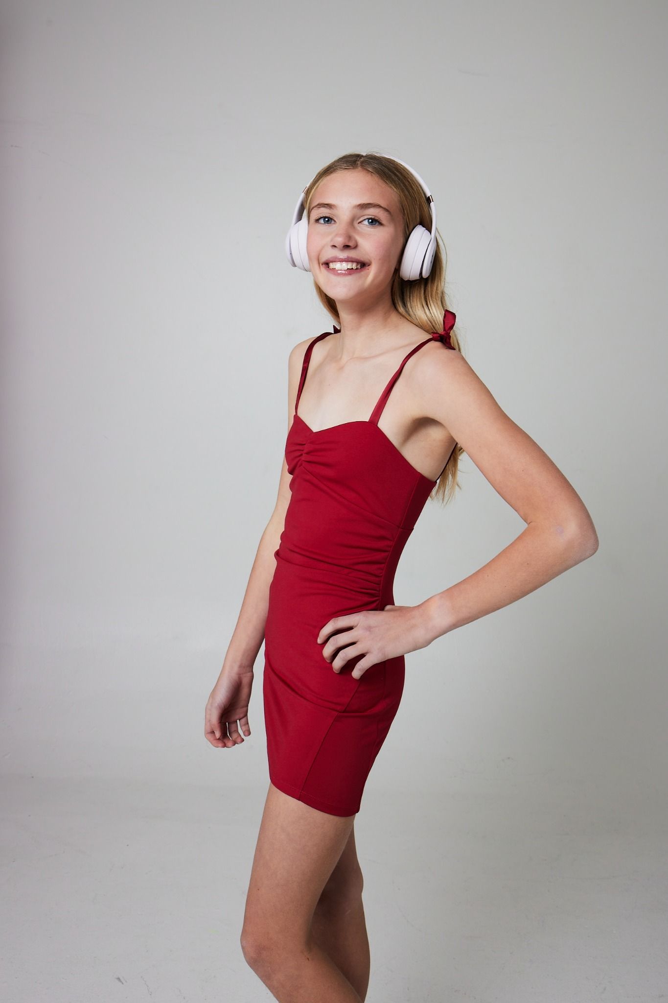 Brynn Dress- Red