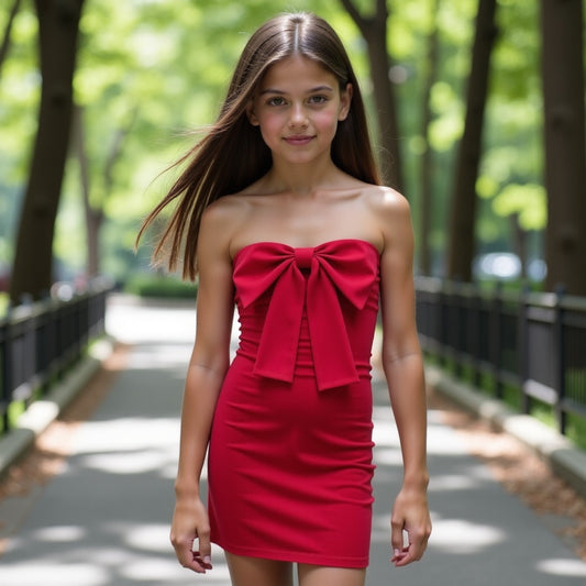 Red Teddie Dress